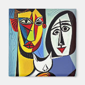 Aimant d'art abstrait (Devant)
