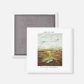 Aimant d'art abstrait - «Sur le chemin de la consc (Recto/Verso)