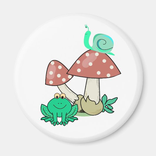 Aimant d'art cartographique coloré (Devant)