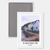 Aimant Dartmouth, Devon, Angleterre (Recto/Verso)