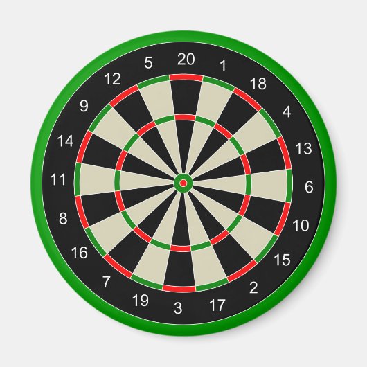 Aimant darttarget_Vector_Clipart DARTS OBJECTIF DU TABLEA (Devant)