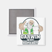 Aimant Darwin Est Mon Homeboy (Couleur Complète) (Recto/Verso)