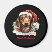 Aimant Daschund Chien Noël Noël Noël Noël Noël Noël Noël (Devant)