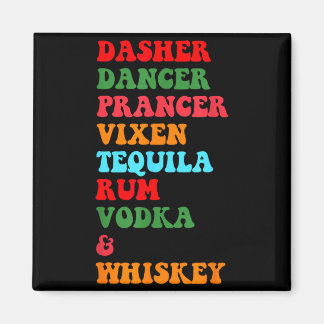 Aimant Dasher Dancer Prancer Vixen Tequila Rum Vodka Desi