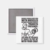 Aimant Date Men With Muscles - Funky Bodybuilding (Recto/Verso)