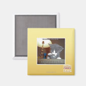 Aimant Dats une petite étape me fourrure (Recto/Verso)