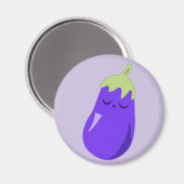 Aimant d'aubergine pour bébé endormi (Recto/Verso)