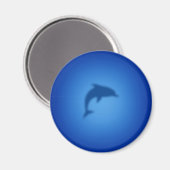 Aimant Dauphin bleu (Recto/Verso)