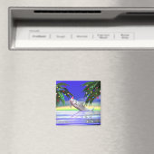 Aimant Dauphin de Noël tropical (In Situ (Lave-vaisselle))