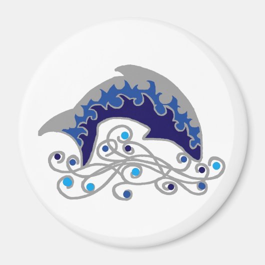 Aimant dauphin saut (Devant)