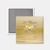 Aimant Dauphins et Coeur du Golden Anniversaire (Recto/Verso)