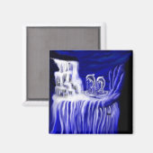 Aimant Dauphins, Main du temps (Recto/Verso)