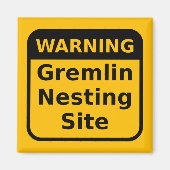 Aimant d'avertissement de Gremlin (Devant)
