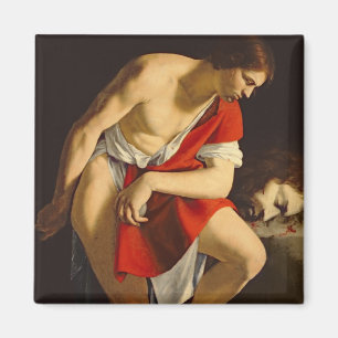 Aimant David contemple la tête de Goliath