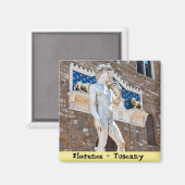 Aimant David de Michel-Ange - Florence, Toscane, Italie (Recto/Verso)