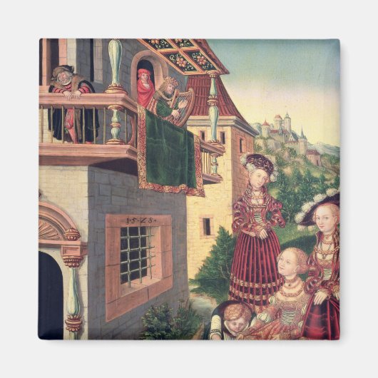Aimant David et Bathsheba, 1528 (Devant)