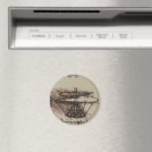 Aimant DAVINCI HELO Cross Stitch Design (In Situ (Lave-vaisselle))