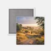 Aimant Dawn Sunshine | Campagne anglaise (Recto/Verso)