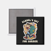 Aimant Day Of School - Funny School's Out For Summer Teac (Recto/Verso)