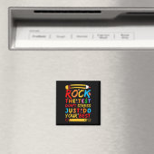Aimant Day Rock Le Test Funky Enseignant Test Ex (In Situ (Lave-vaisselle))