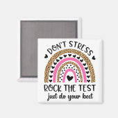 Aimant Day Rock Le Test Rainbow Teacher Da test Da (Recto/Verso)
