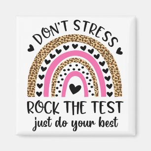 Aimant Day Rock Le Test Rainbow Teacher Da test Da