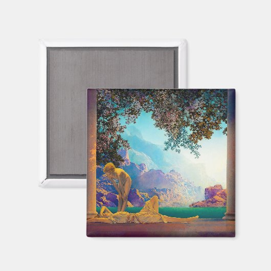 Aimant Daybreak, 1922 par Maxfield Parrish (Recto/Verso)