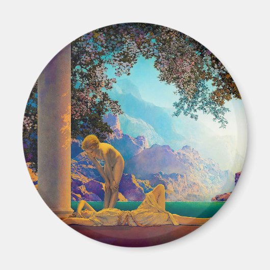 Aimant Daybreak, 1922 par Maxfield Parrish (Devant)