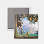 Aimant Daybreak - par Maxfield Parrish (Recto/Verso)