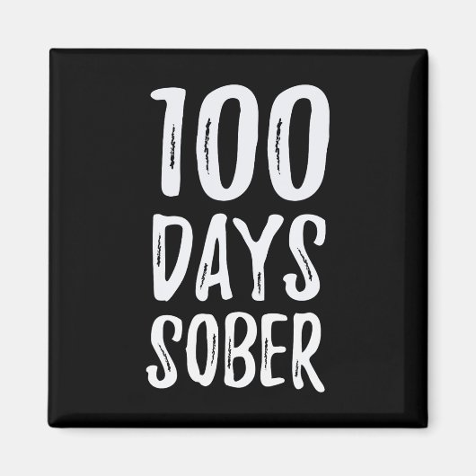 Aimant Days Sober Félicitations Sobriété (Devant)