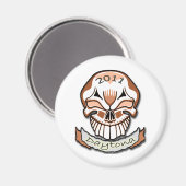 Aimant Daytona 2011Crâne (Recto/Verso)