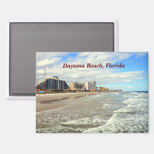 Aimant Daytona Beach Floride (Recto/Verso)