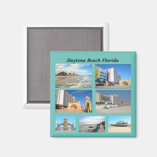 Aimant Daytona Beach Floride (Recto/Verso)