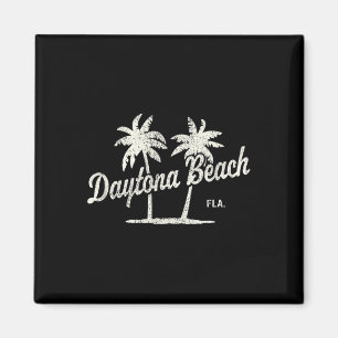 Aimant Daytona Beach Floride les années 70 palmiers Vinta