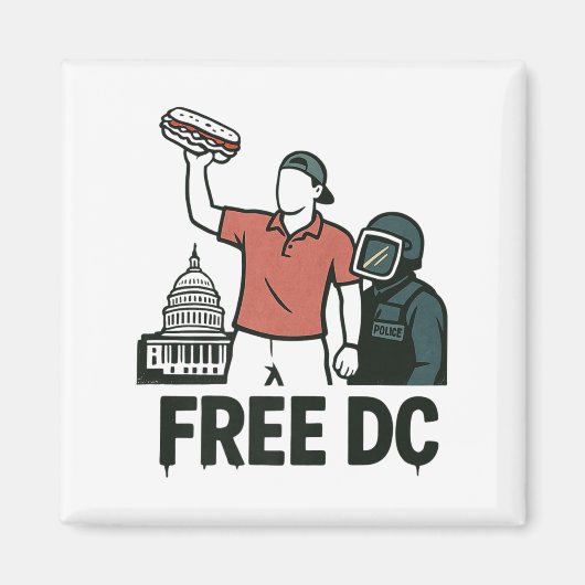 Aimant Dc Sandwich Guy Le Sandwich Guy Gratuit Dc Premium (Devant)