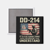 Aimant DD-214 C'est une chose de vétéran que vous ne comp (Recto/Verso)
