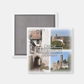 Aimant DE0135 Europe, Allemagne, Wartburg, Fridge (Recto/Verso)