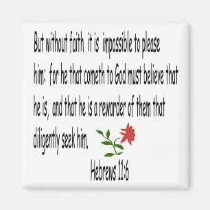 Aimant de 11:6 d'Hébreux
