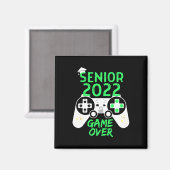 Aimant De 2022 Senior Jeu Vidéo Sur Écolier Vert (Recto/Verso)