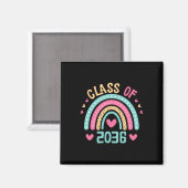 Aimant De 2036 Augmenter Avec Moi Premier Jour De Graduat (Recto/Verso)
