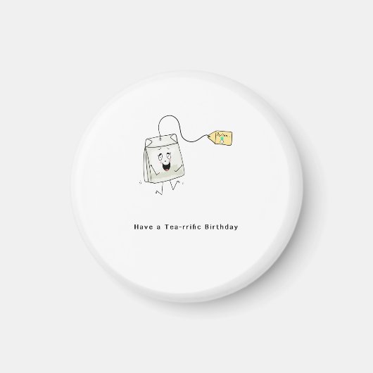 Aimant de anniversaire, anniversaire sur le thème  (Devant)