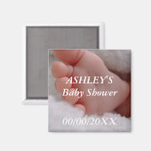 Aimant de Baby shower personnalisé (Recto/Verso)