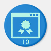 Aimant de Badge - Qualité 10 (Devant)