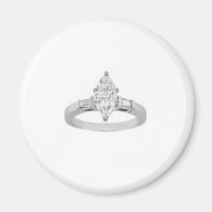 Aimant de bague à diamant