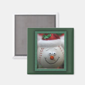 Aimant de baseball de Noël (Recto/Verso)