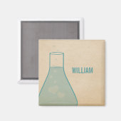 Aimant de bécher lunaire, Turquoise (Recto/Verso)