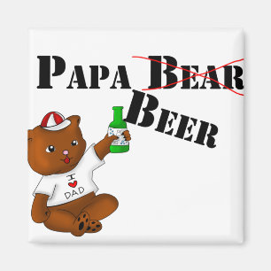 Aimant de bière de papa