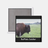 Aimant de bison des plaines américaines (Recto/Verso)