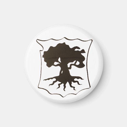 Aimant de bois foncé (Devant)