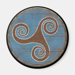 Aimant de bouclier de Viking - Triskele